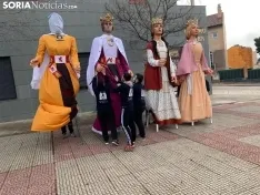 Foto 23 - Golmayo presenta a sus nuevos cuatro gigantes &ldquo;hist&oacute;ricos&rdquo;