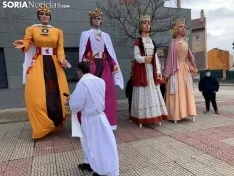 Foto 31 - Golmayo presenta a sus nuevos cuatro gigantes &ldquo;hist&oacute;ricos&rdquo;