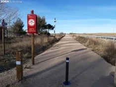 Virginia Barcones pone en funcionamiento el tramo de Vía Verde entre Valcorba y Ciria.