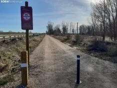 Virginia Barcones pone en funcionamiento el tramo de Vía Verde entre Valcorba y Ciria.