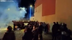 Una imagen de esta noche en Golmayo. /SN