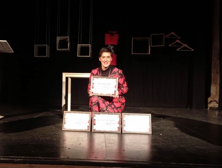 Tatiana Ramos consigue cuatro galardones en el Festival de Teatro de Lerma