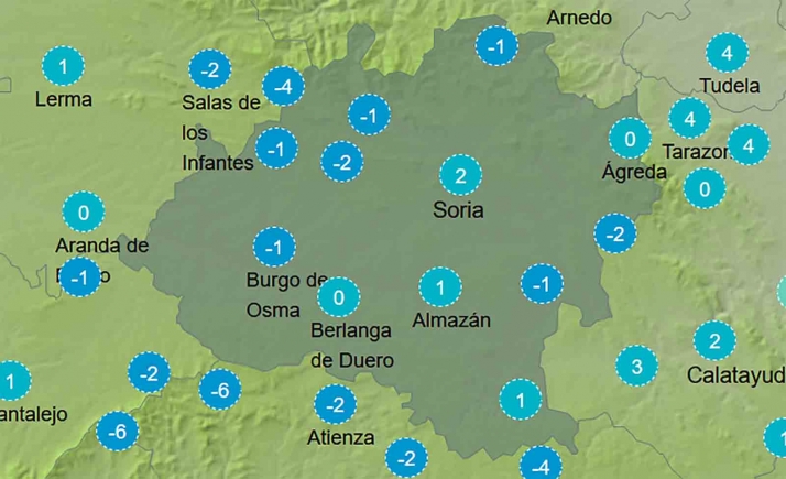 El tiempo en Soria: Desplome en los termómetros y nieve