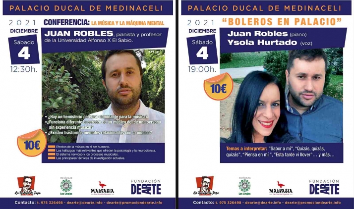 Los efectos de la música en el ser humano y boleros, el sábado en Medinaceli