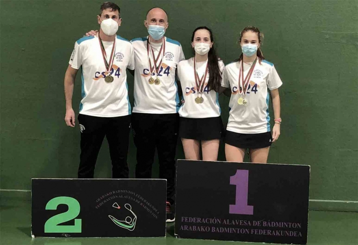 El Bádminton Soria, suma y sigue en sus triunfos