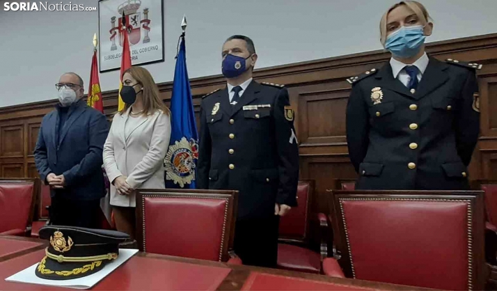 Latorre, Barcones, Pérez y Mora en la rueda informativa sobre la operación. /SN