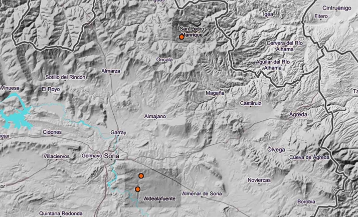 Tres seísmos en Soria este lunes