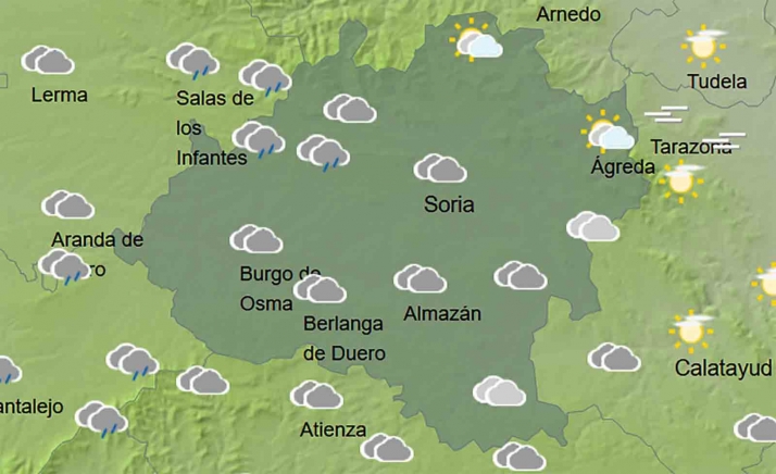 El tiempo en Soria: Domingo gris