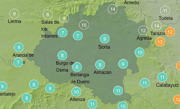 El tiempo en Soria: Cielos más despejados