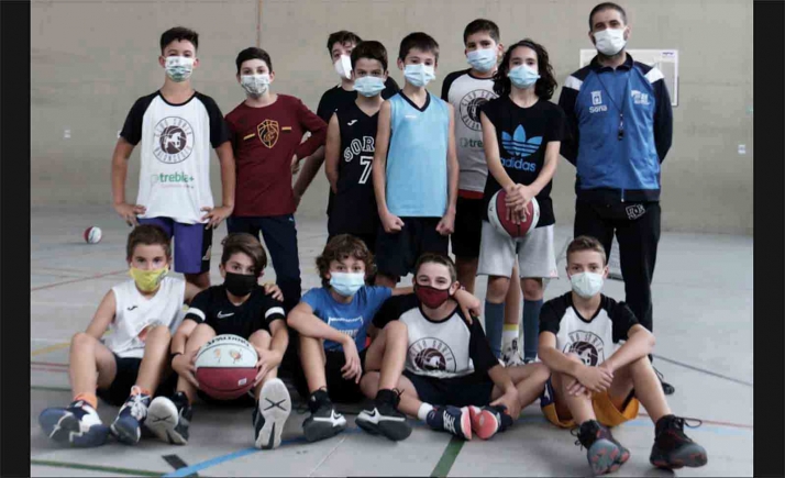El covid retrasa la presentación del novedoso equipo alevín del Soria Baloncesto