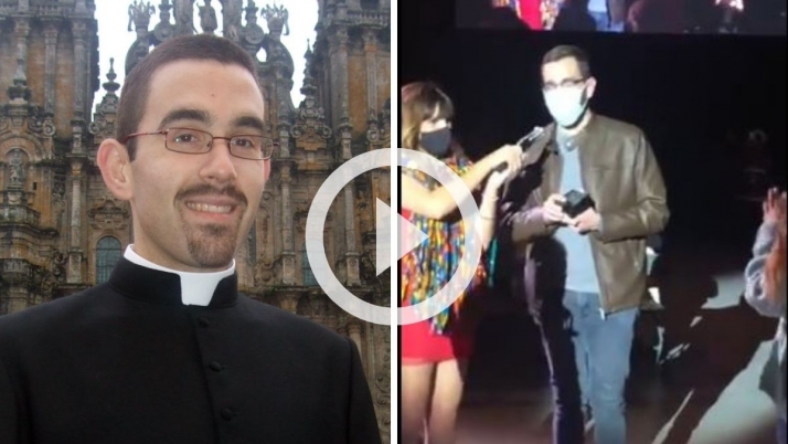 Vídeo | El soriano que pasa en un año de ser sacerdote a pedir matrimonio en un concierto