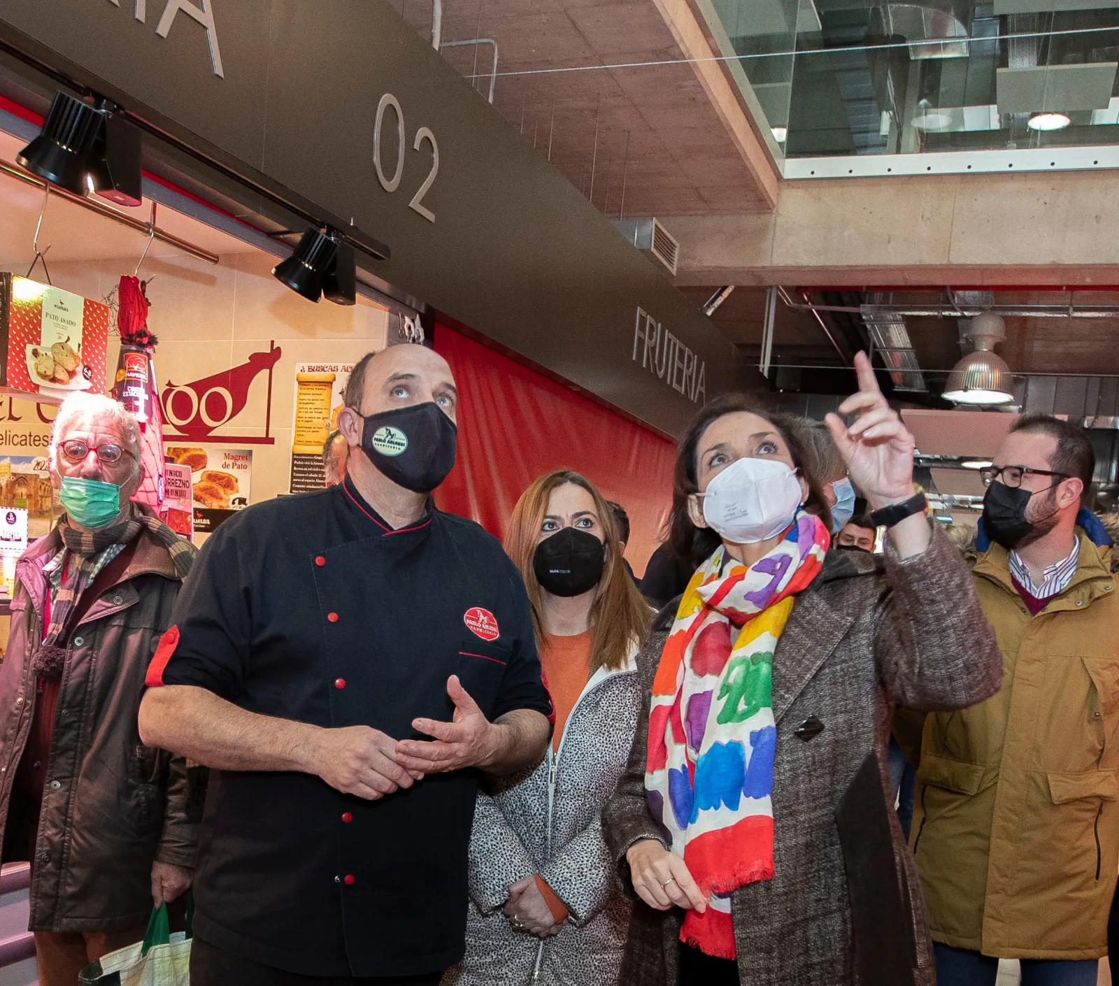 Una imagen de la visita de la ministra hoy a Soria. /Julián García