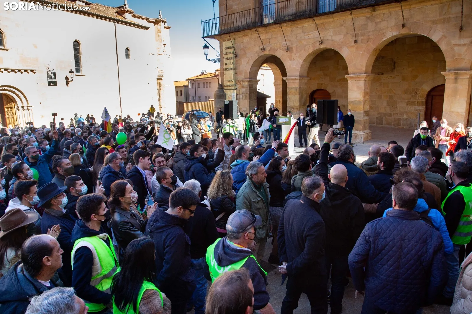 Foto 10 - Santiago Abascal en Soria: &ldquo;Le he dicho a Ma&ntilde;ueco que es un progre&rdquo;