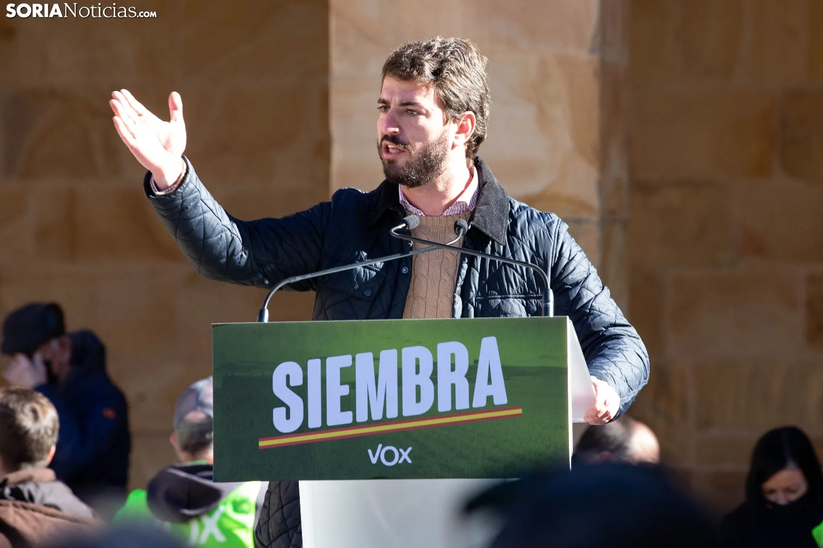 Foto 8 - Santiago Abascal en Soria: &ldquo;Le he dicho a Ma&ntilde;ueco que es un progre&rdquo;