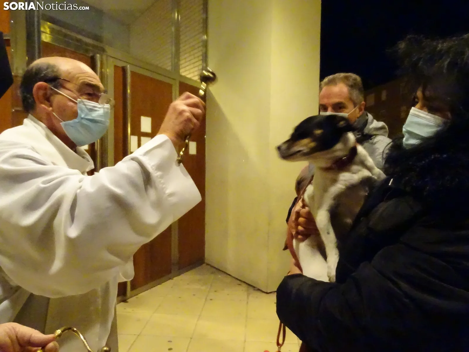 Una imagen de la bendición hoy. /SN