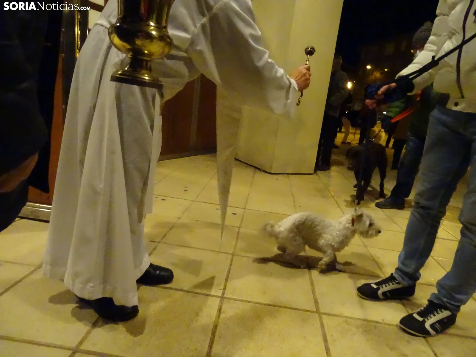 Una imagen de la bendición hoy. /SN