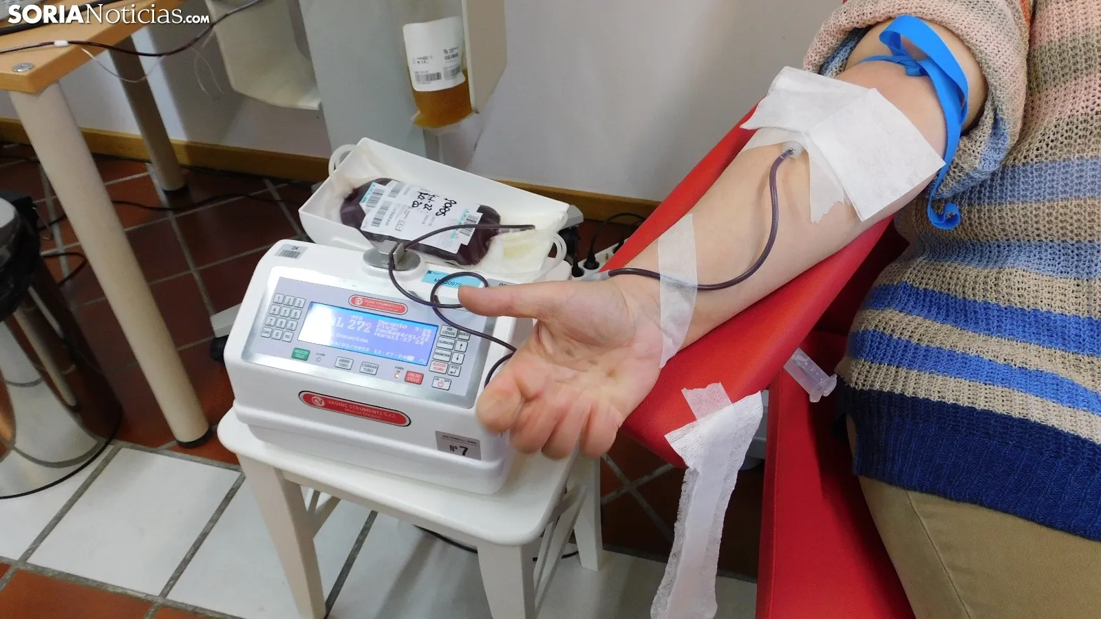 Los sorianos muestran su solidaridad con donaciones de sangre.