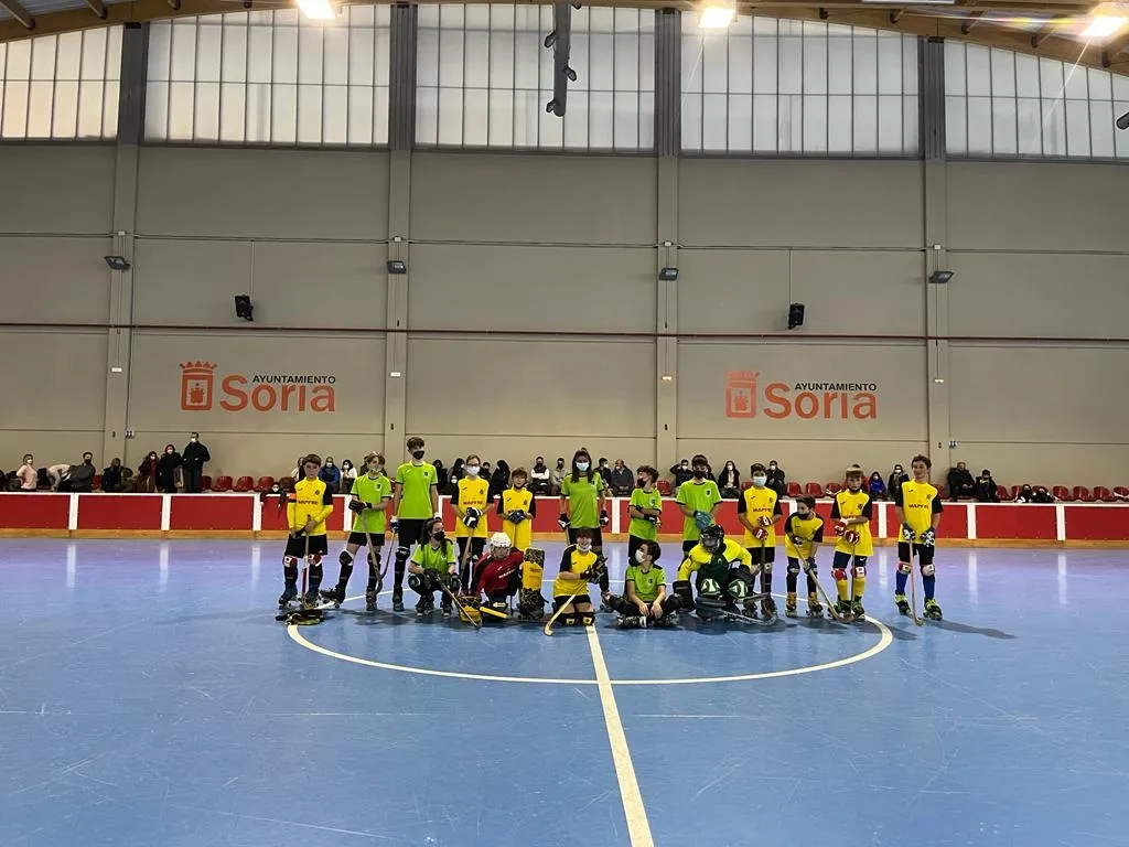 Una imagen de la jornada de hockey este fin de semana. /LNGC