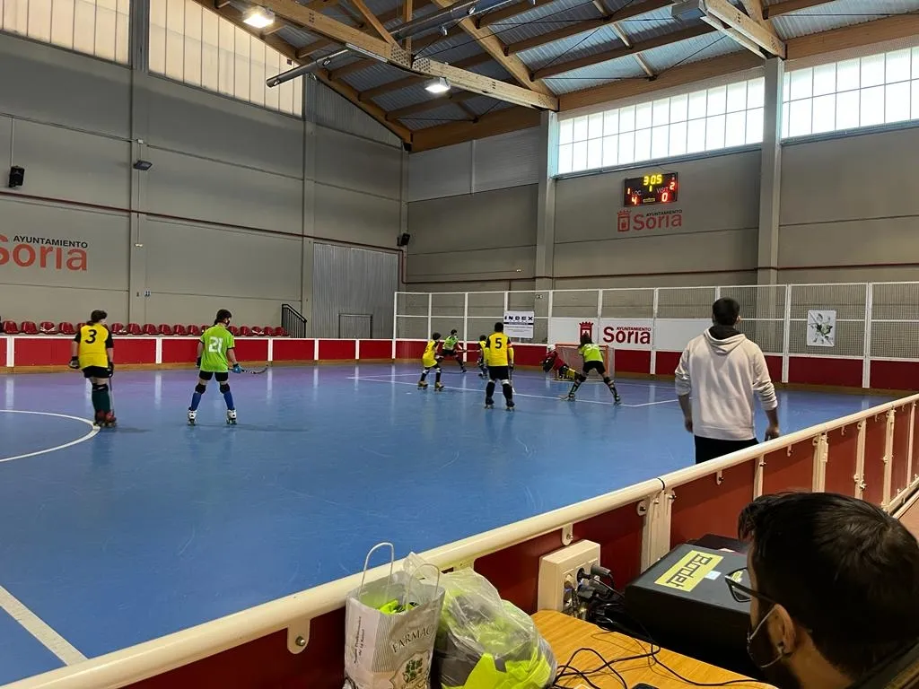 Una imagen de la jornada de hockey este fin de semana. /LNGC