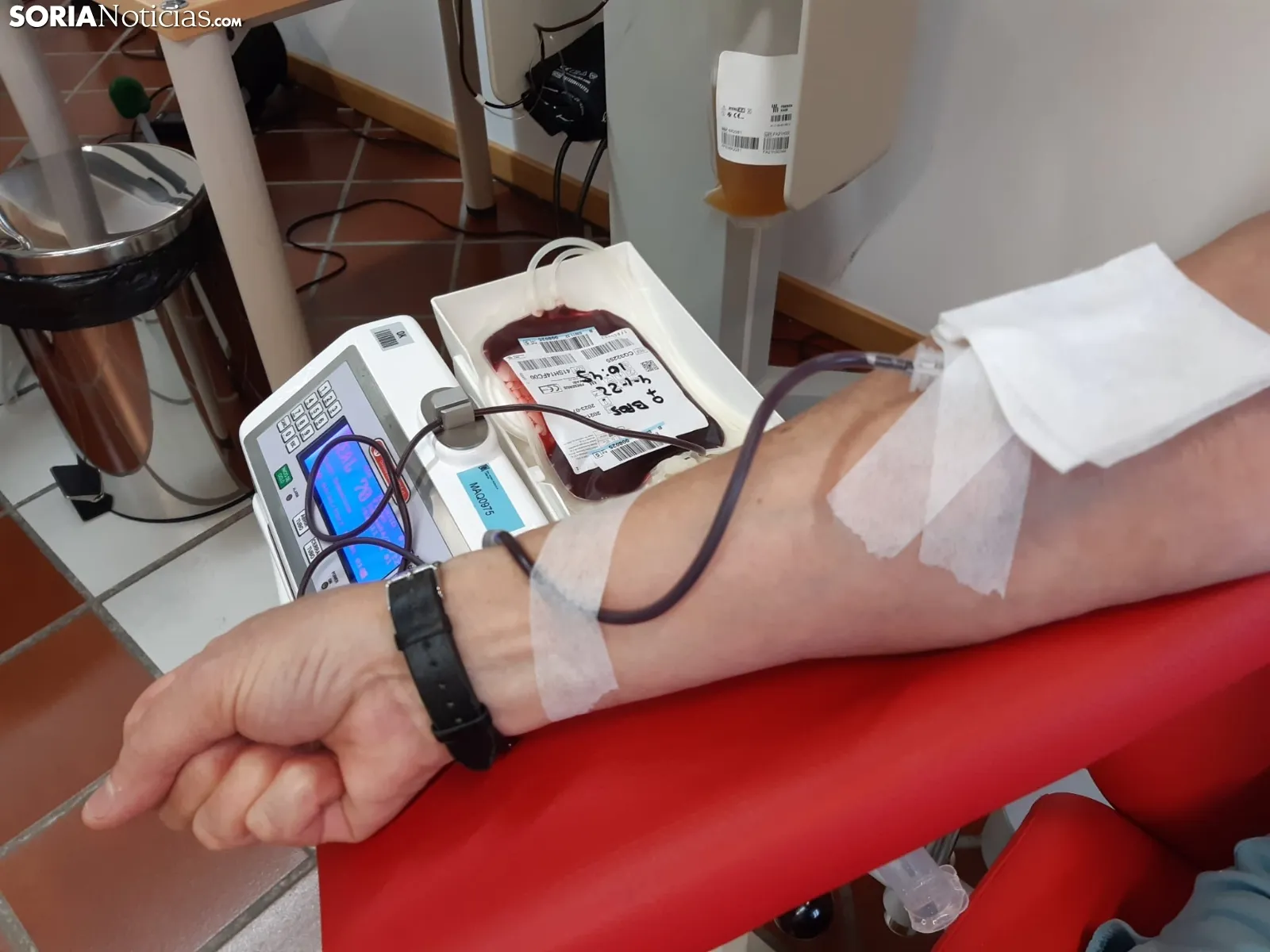 Los sorianos muestran su solidaridad con donaciones de sangre.