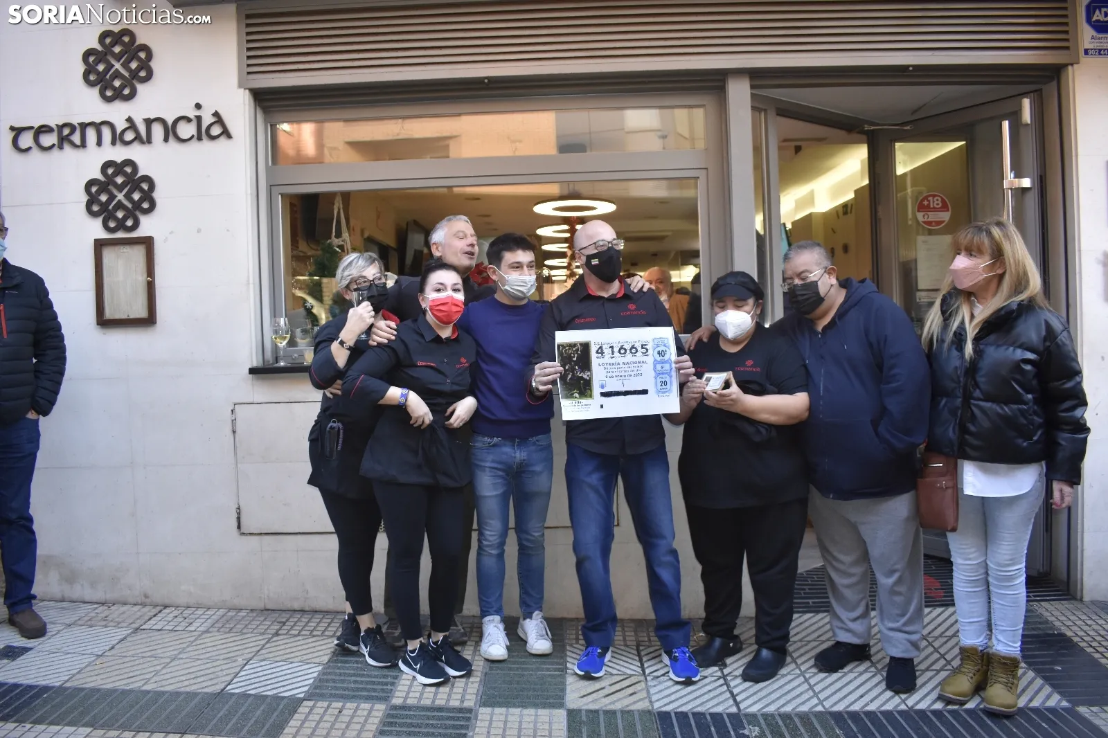 Fiesta en el Termancia tras el sorteo de El Niño.