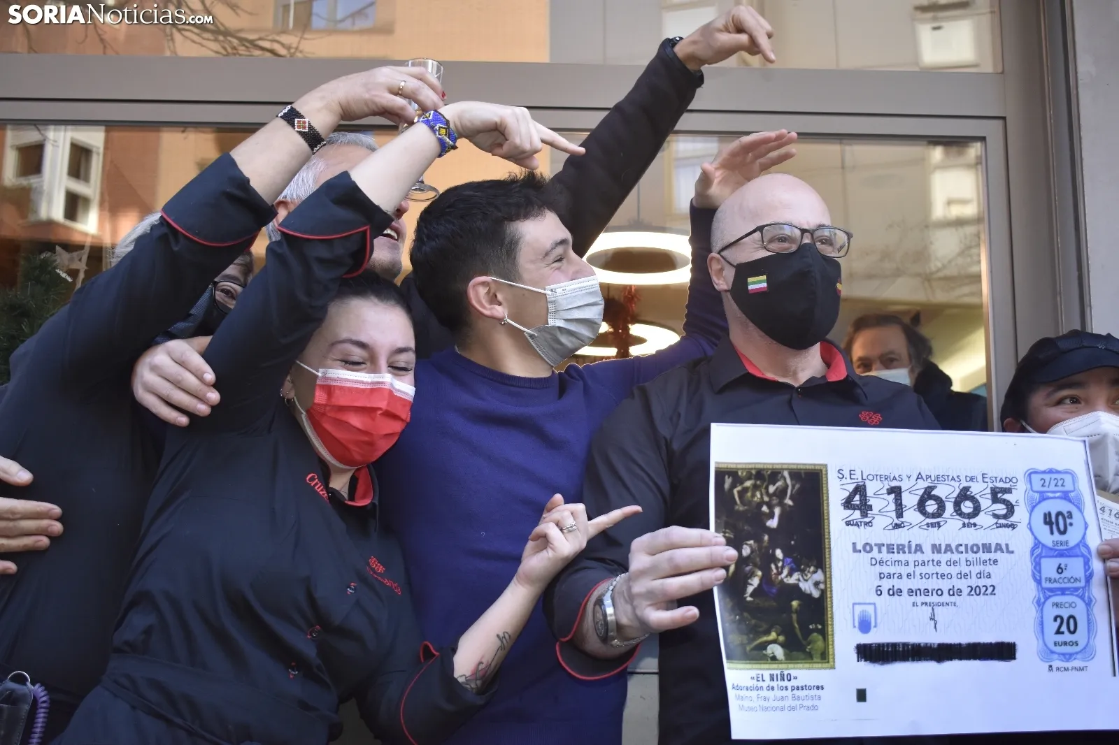 Fiesta en el Termancia tras el sorteo de El Niño.