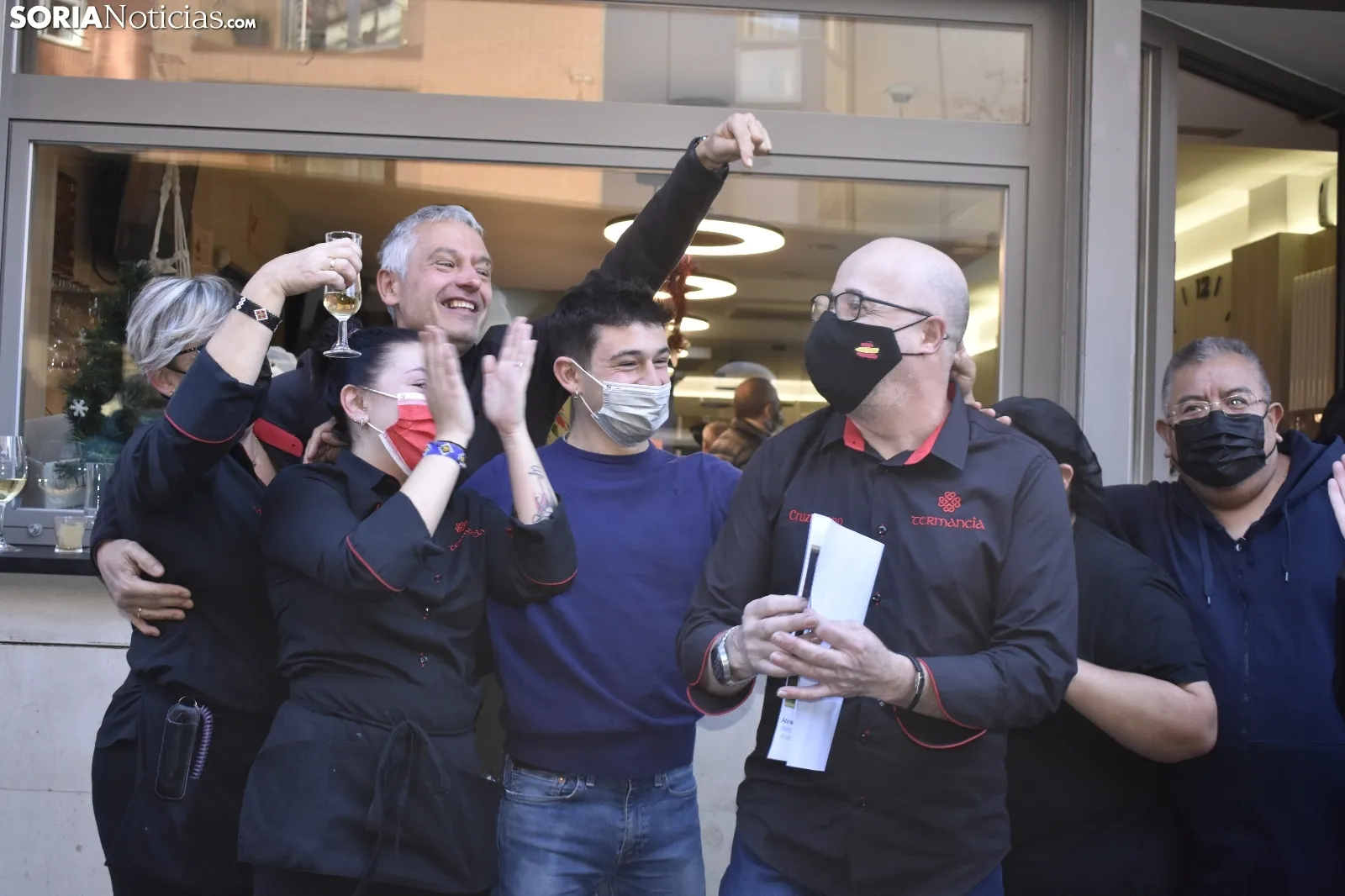 Fiesta en el Termancia tras el sorteo de El Niño.