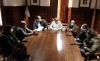 Una imagen de la reunión hoy en Navaleno. /PSOE