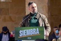 Foto 4 - Santiago Abascal en Soria: &ldquo;Le he dicho a Ma&ntilde;ueco que es un progre&rdquo;