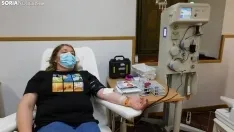Los sorianos muestran su solidaridad con donaciones de sangre.