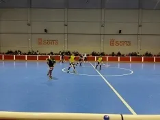 Una imagen de la jornada de hockey este fin de semana. /LNGC