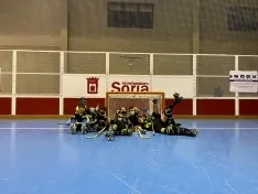 Una imagen de la jornada de hockey este fin de semana. /LNGC