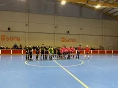 Una imagen de la jornada de hockey este fin de semana. /LNGC