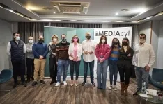 Encuentro de la socialista Virginia Barcones con IMEDIACyL