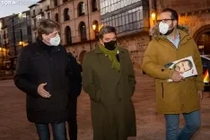 Visita de José Luis Escrivá a la capital soriana. /María Ferrer
