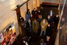 Visita de José Luis Escrivá a la capital soriana. /María Ferrer