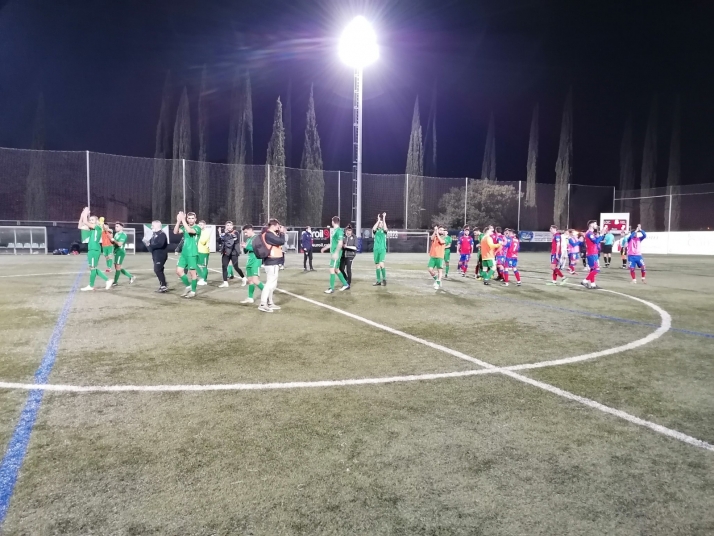 Cerdanyola 2-2 Numancia, empate en un partido con intercambio de golpes