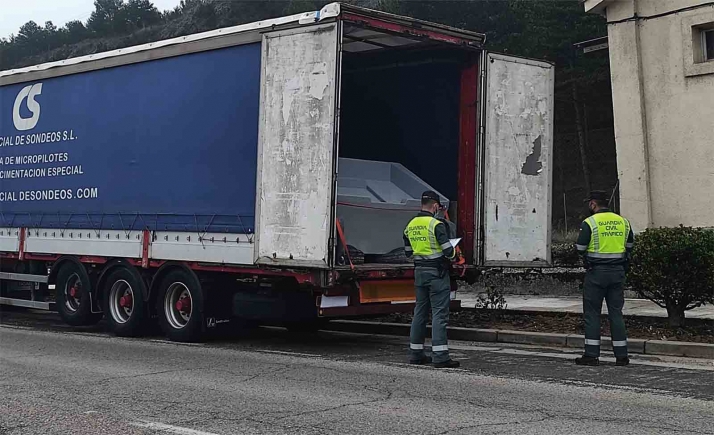 Detectada una narcolancha en Lodares de Osma