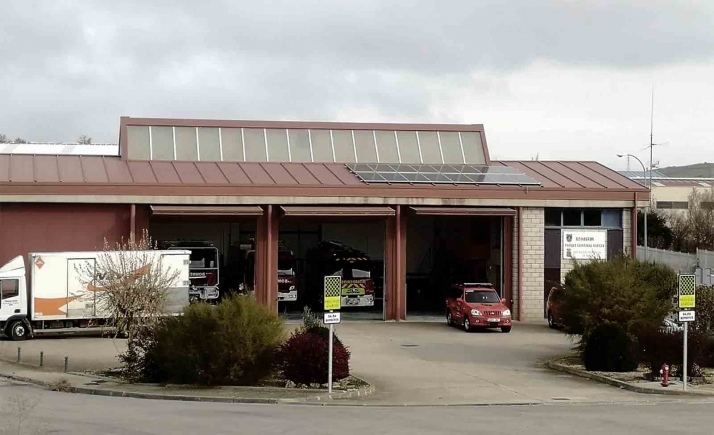 La Diputación fomenta el autoconsumo eléctrico en sus parques de bomberos