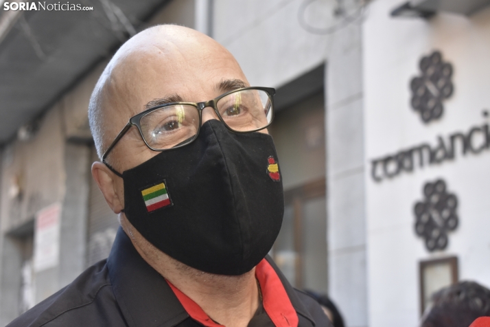 José Félix Aramayo, camarero que ha repartido suerte en Soria.