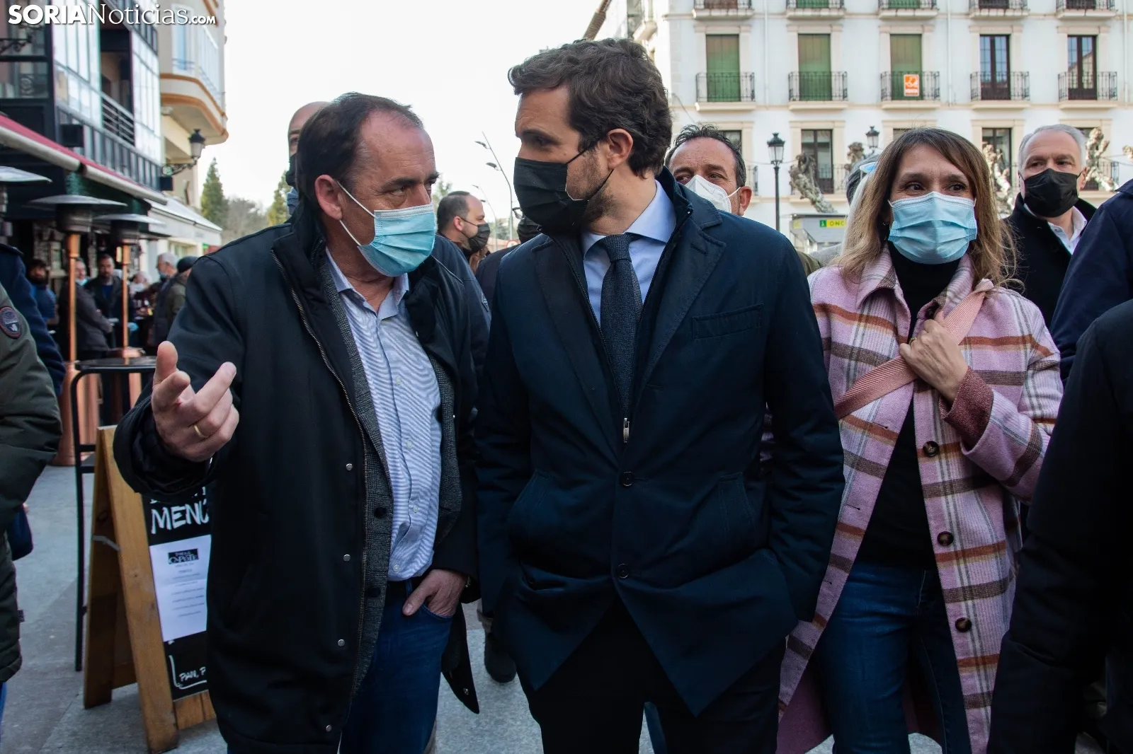 Casado, de paseo en Soria / María Ferrer