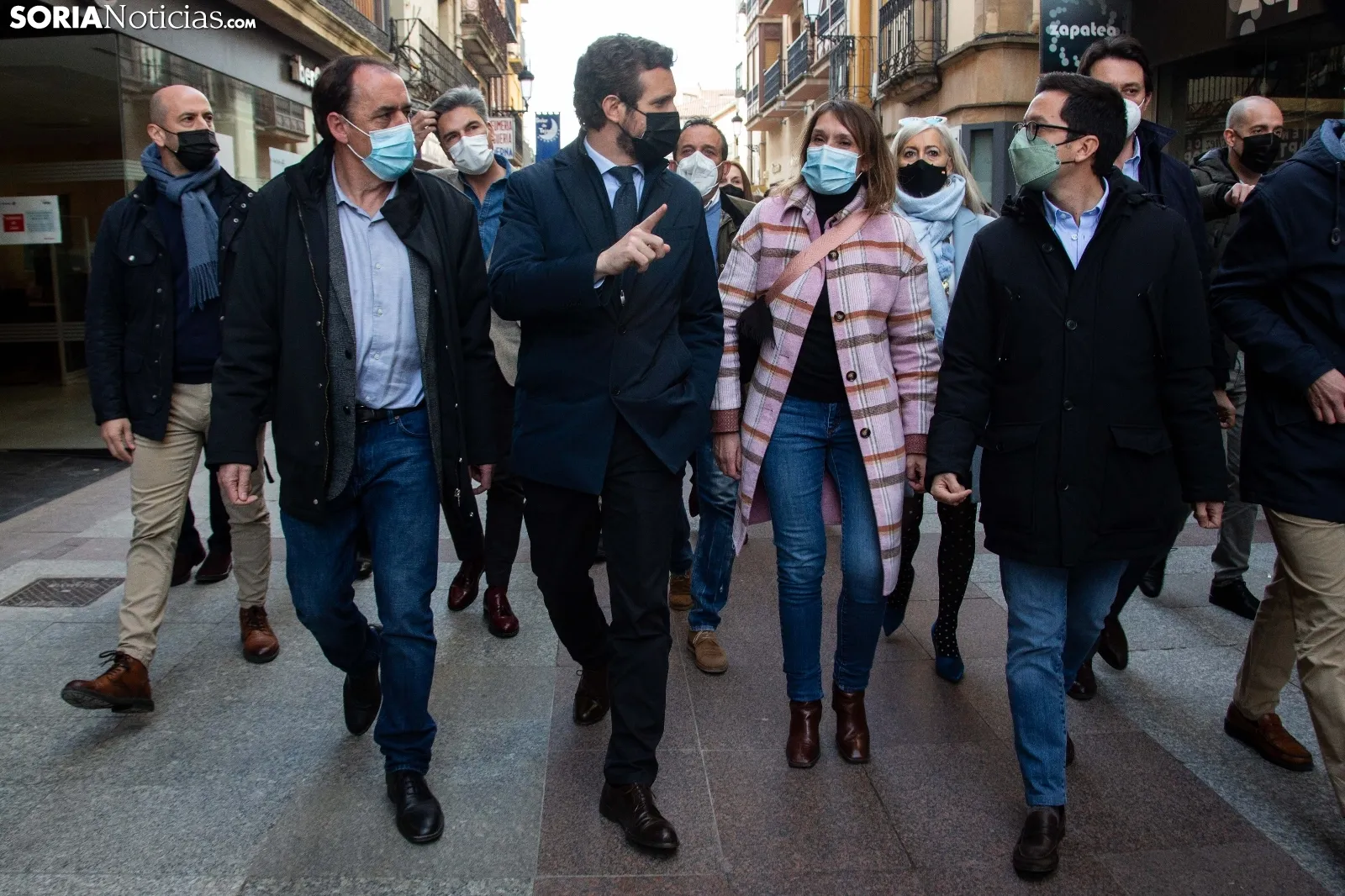 Casado, de paseo en Soria / María Ferrer