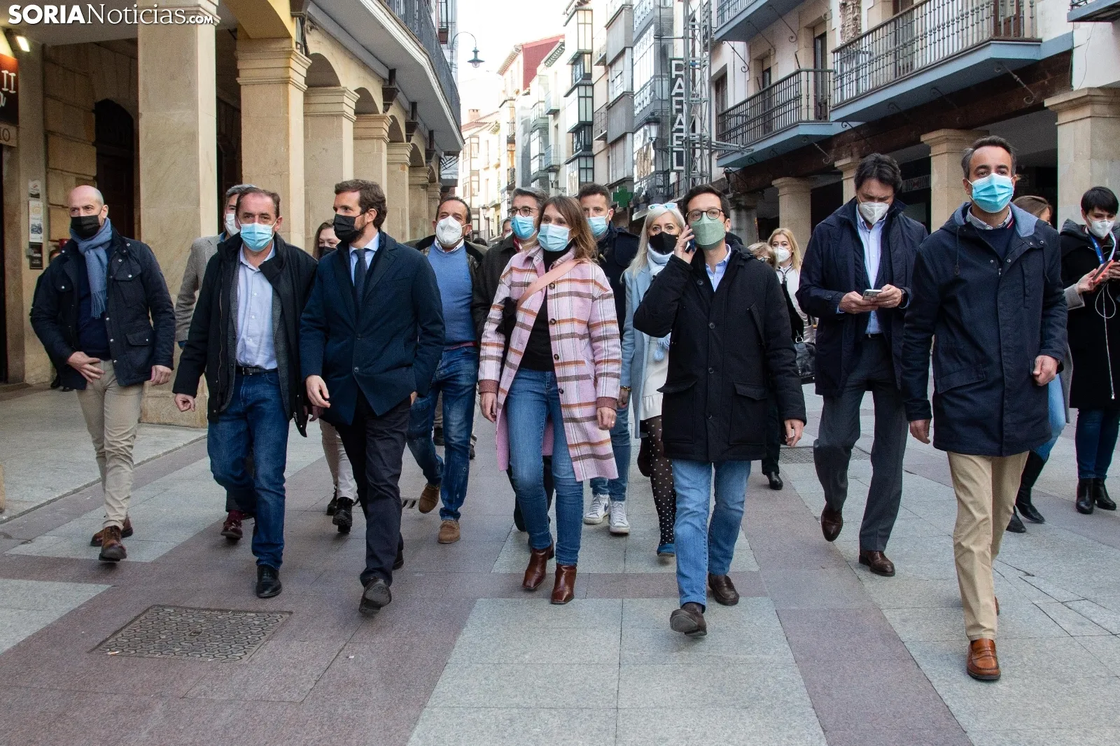 Casado, de paseo en Soria / María Ferrer