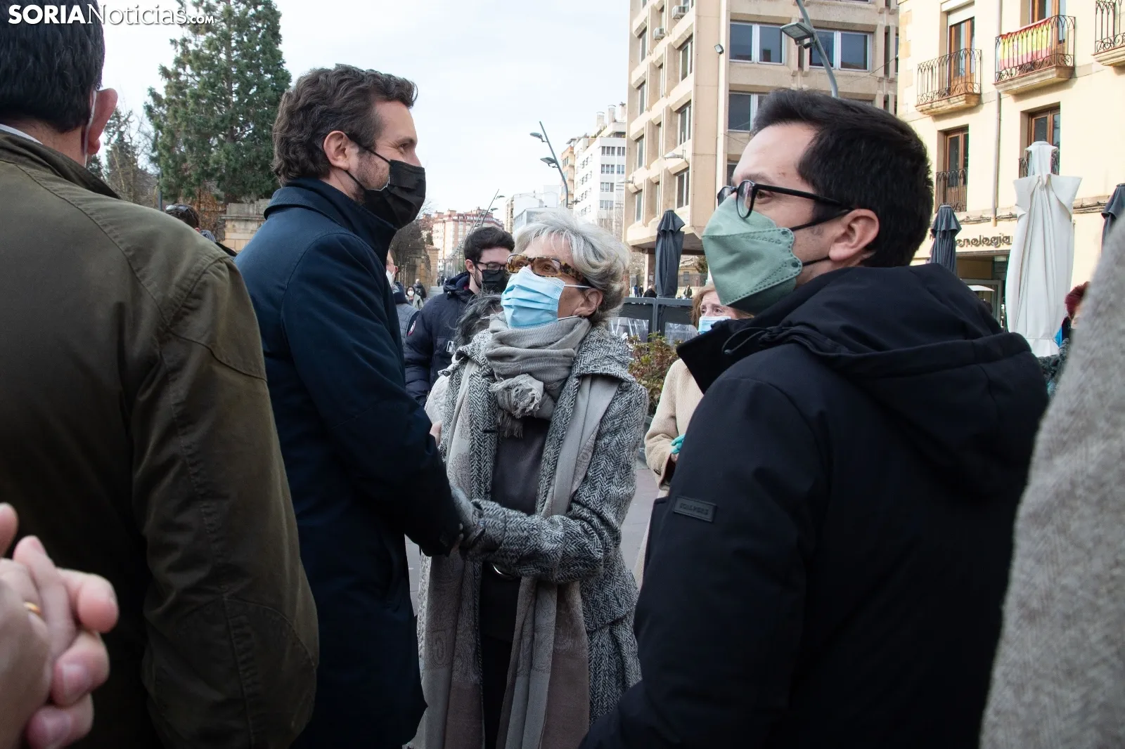 Casado, de paseo en Soria / María Ferrer