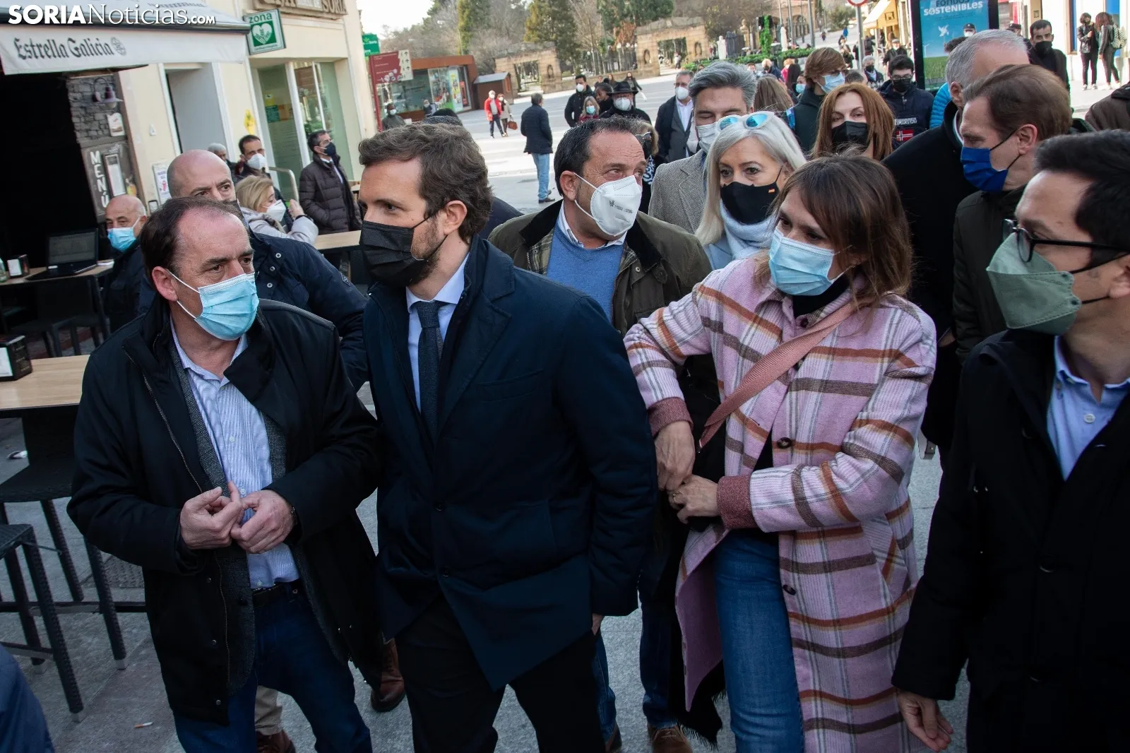 Casado, de paseo en Soria / María Ferrer
