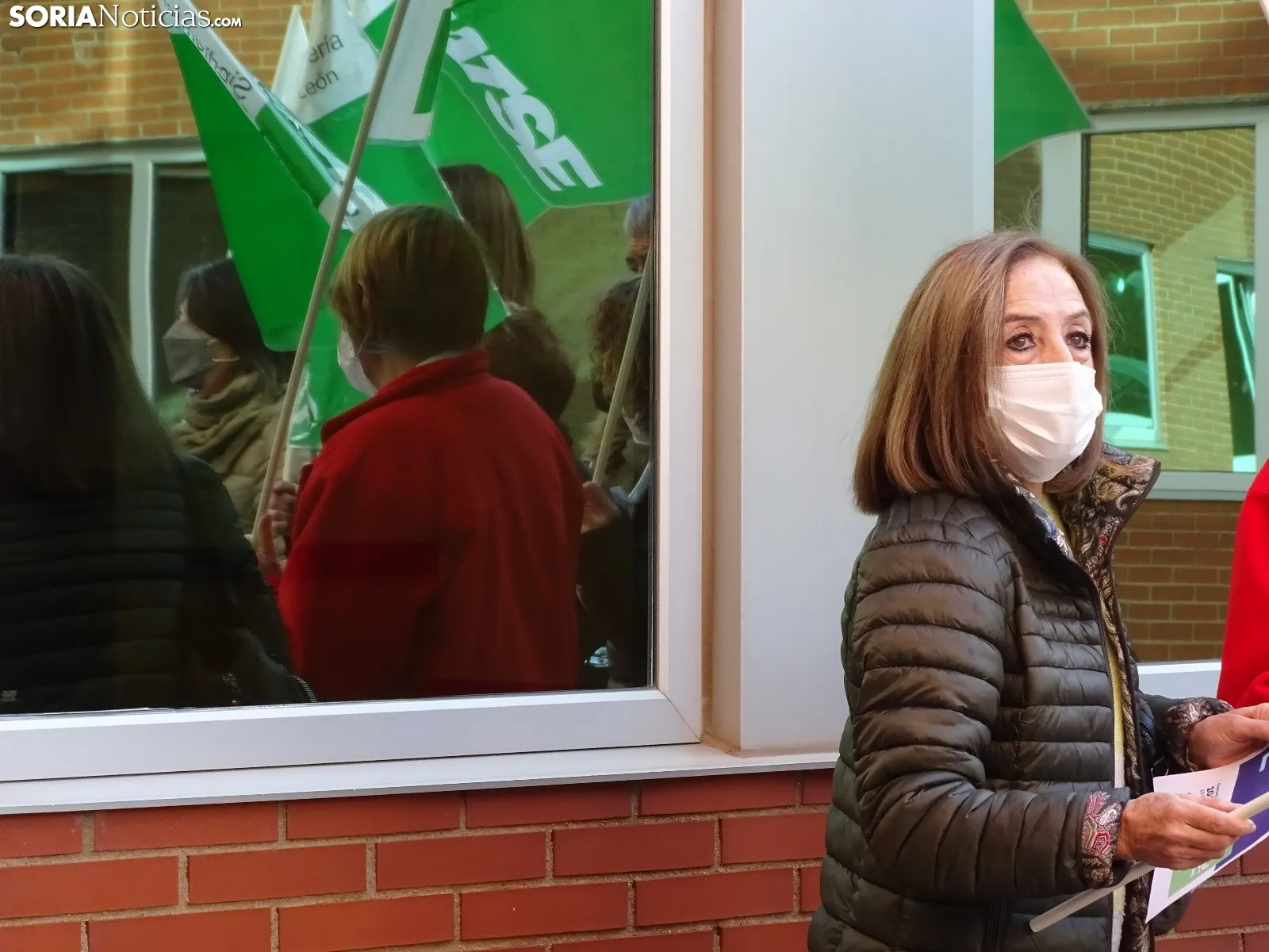 Una imagen de la concentración hoy. /SN