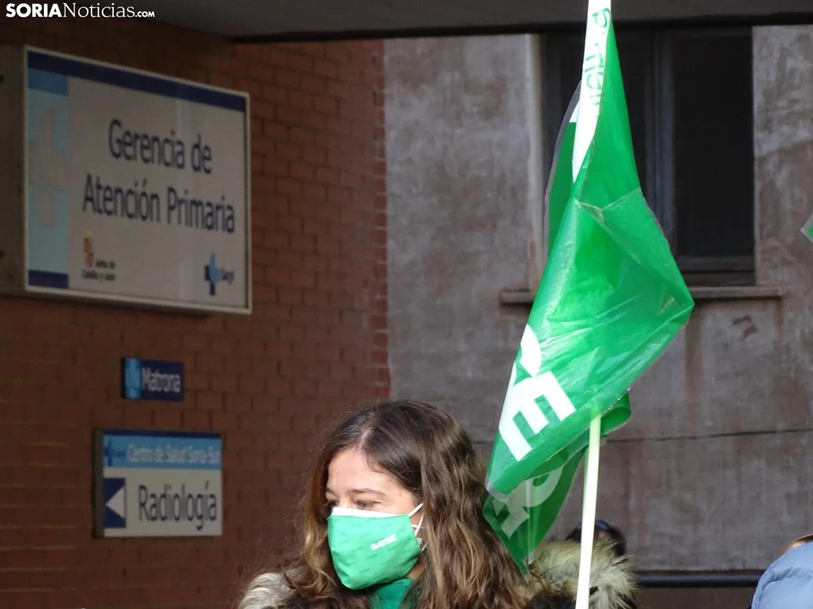 Una imagen de la concentración hoy. /SN