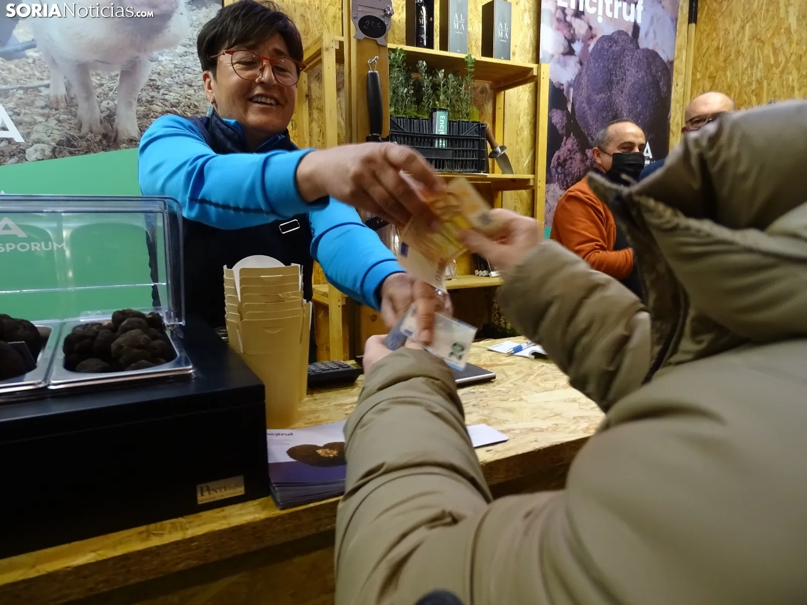 Una imagen de la apertura de la feria hoy. /SN