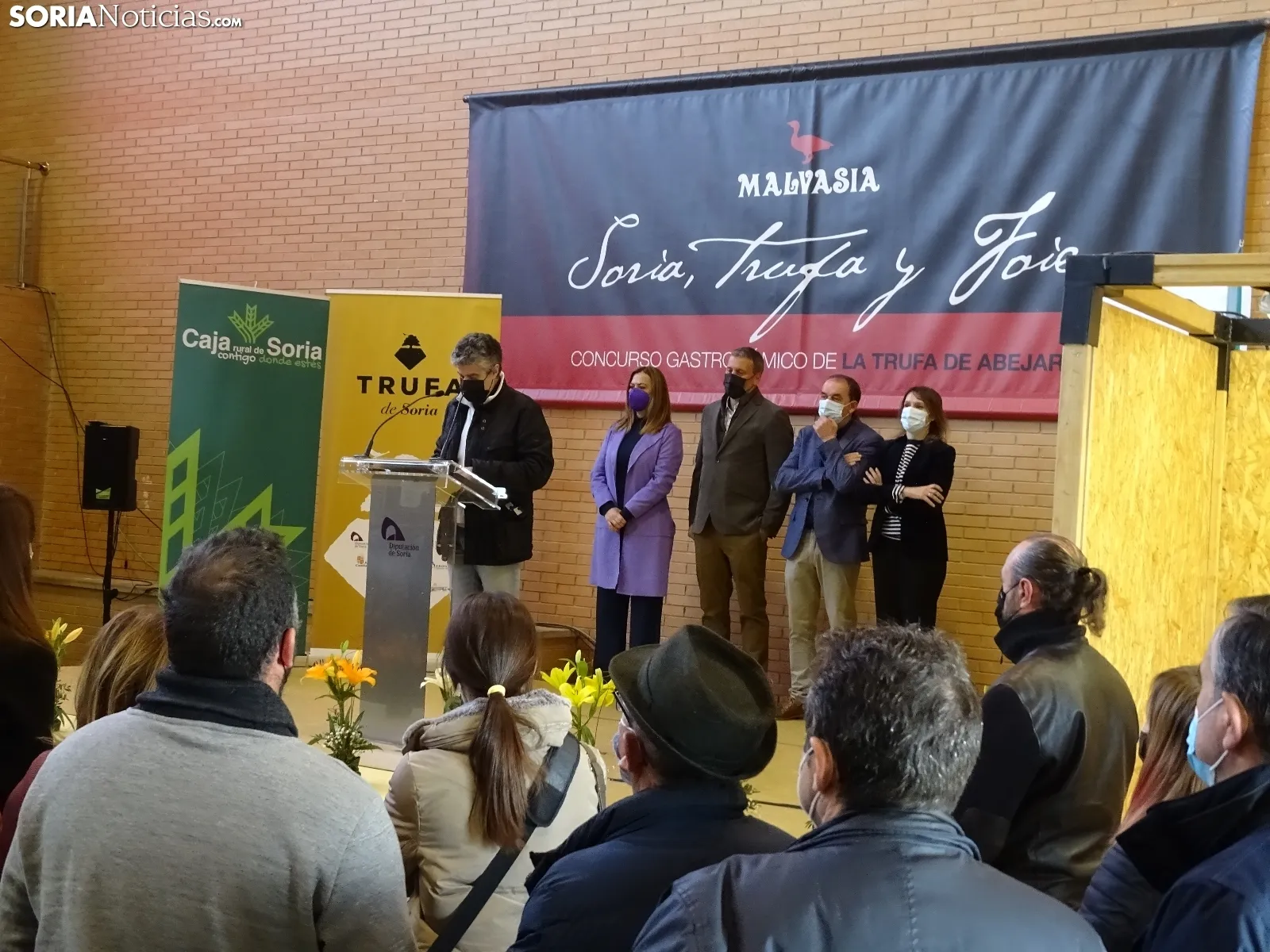 Una imagen de la apertura de la feria hoy. /SN