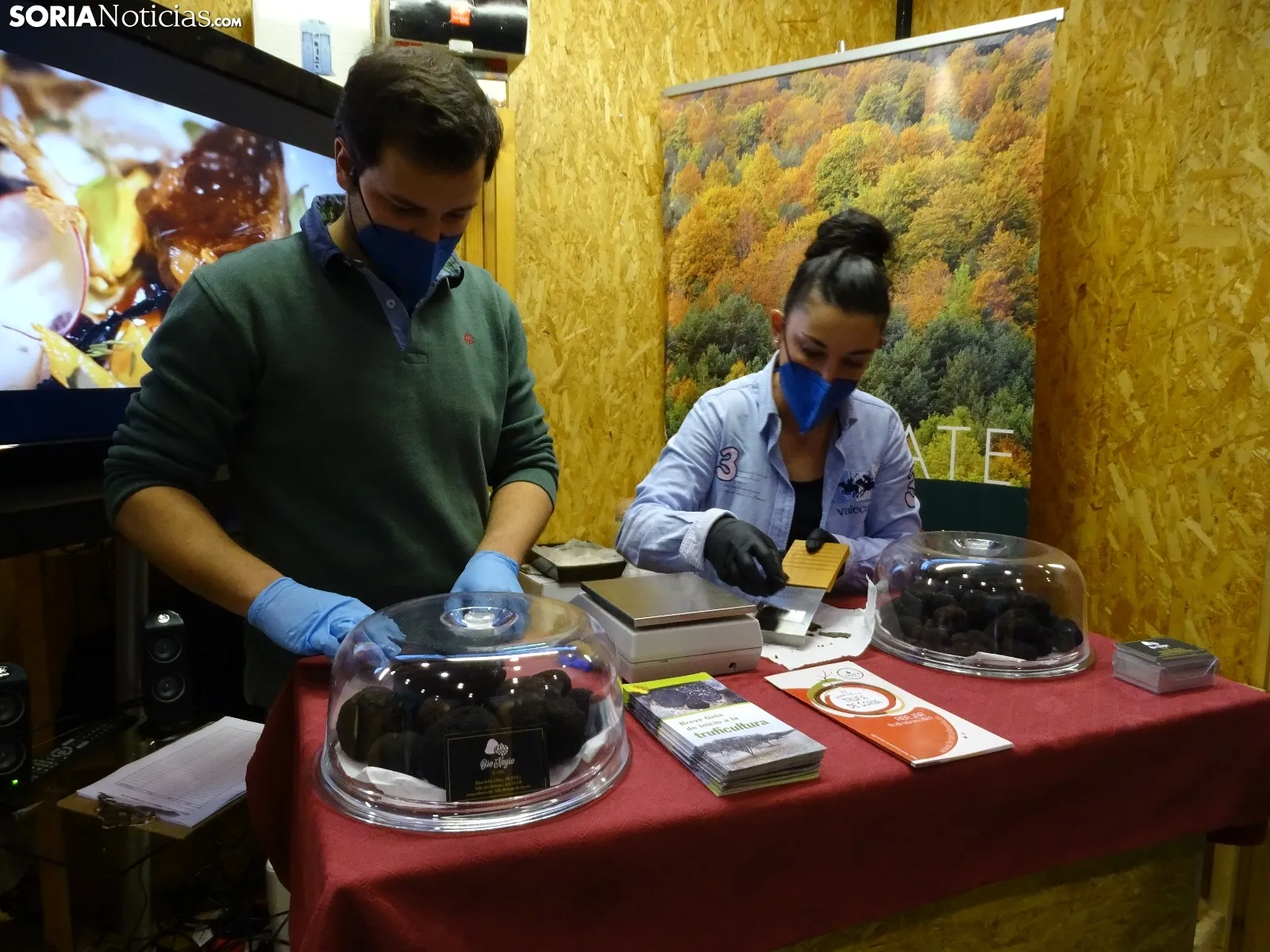 Una imagen de la apertura de la feria hoy. /SN